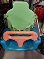 schommel KBT babyzitje groeimodel - PP limoen groen/oranje, Ophalen, Gebruikt, Schommel