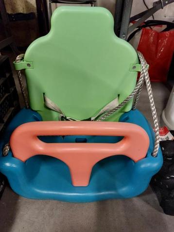 schommel KBT babyzitje groeimodel - PP limoen groen/oranje beschikbaar voor biedingen