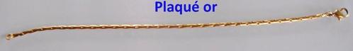 Bracelet de maille serpent originale plaqué or, NEUF, 19 cm, Bijoux, Sacs & Beauté, Bracelets, Neuf, Autres matériaux, Jaune, Enlèvement ou Envoi