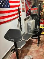Bench met atributen, fitness, Sport en Fitness, Ophalen, Zo goed als nieuw