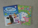 Set van 2 kleuteboeken : kleur- en stickerboek NIEUW, Non-fictie, Jongen of Meisje, Nieuw, Ophalen of Verzenden