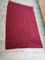 2 vintage bordeau rode overgordijnen, kwaliteit super !, Ophalen, Gebruikt, Rood