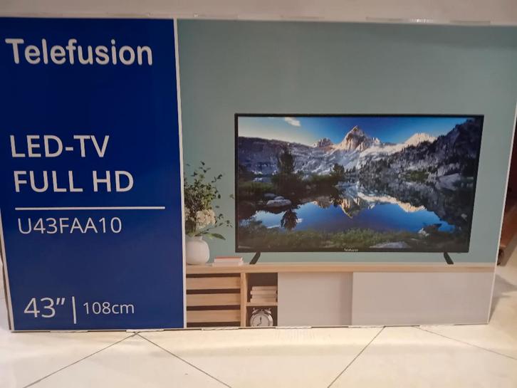 TV Telefusion 43 inch (110cm), TV, Hi-fi & Vidéo, Télévisions, Neuf, LED, 100 cm ou plus, Full HD (1080p), Autres marques, 50 Hz