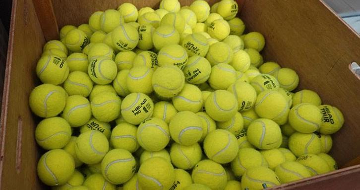 Lot de balles de padel/tennis, Animaux & Accessoires, Jouets pour chiens, Enlèvement ou Envoi