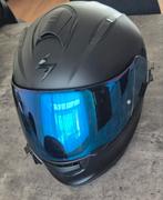 Scorpion exo-491 zwart maat L met 2 vizieren, Motoren, Kleding | Motorhelmen, Dames, Integraalhelm, L, Tweedehands