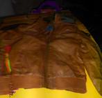 Blouson " cuir " marron, Bruin, Zo goed als nieuw, Maat 36 (S), Bershka