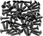 50 Zwarte slagplaat schroeven / 50 Black Pickguard Screws, Muziek en Instrumenten, Instrumenten | Onderdelen, Ophalen of Verzenden