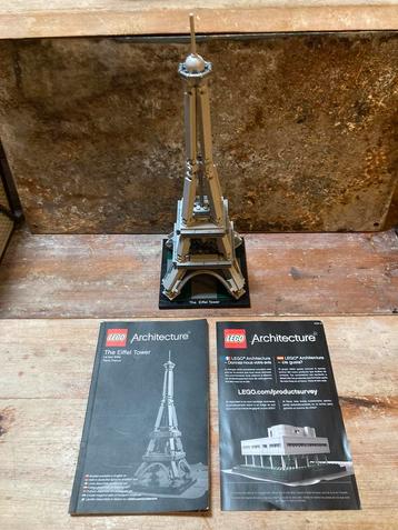 Lego architectuur 21019 De Eiffeltoren, Kinderen en Baby's, Speelgoed | Duplo en Lego, Zo goed als nieuw, Complete set, Lego