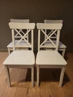 8 massief houten stoelen INGOLF serie, Maison & Meubles, Chaises, Enlèvement, Cinq, Six Chaises ou plus, Utilisé, Bois