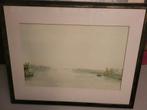 Aquarel Bosteels 69 Schelde, Ophalen of Verzenden
