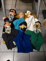 Kuifje handpoppen complete reeks 6 stuks, Ophalen of Verzenden, Kuifje, Zo goed als nieuw