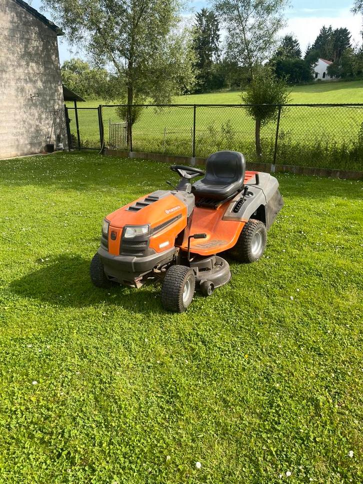 Husqvarna zitmaaier cth 173, Tuin en Terras, Zitmaaiers, Gebruikt, 90 tot 120 cm, Opvangbak, Ophalen