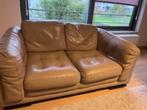 Sofa, Huis en Inrichting, Fauteuils, Ophalen, Gebruikt, Leer, 75 tot 100 cm