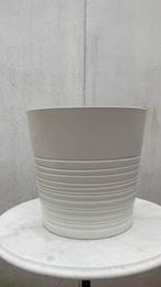 Grote witte plantenpot, Tuin en Terras, Bloempotten, Ophalen, Gebruikt