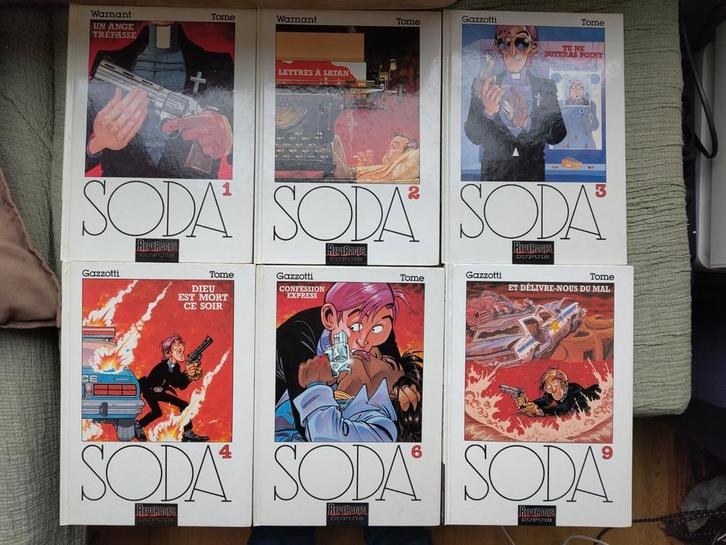 Lot - "Soda" Tome 1,2,3,4,6,9, Livres, BD, Comme neuf, Plusieurs BD, Enlèvement ou Envoi
