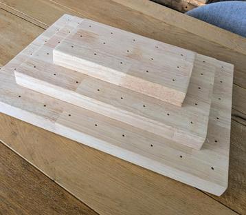 Houten plank voor lolly's te presenteren(doopsuiker) beschikbaar voor biedingen