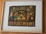 'God ziet mij'-poster, Antiek en Kunst, Ophalen of Verzenden