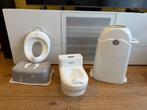 Toiletset: luieremmer + wc-potje + wc-brilletje met trapje, Gebruikt, Luieremmer, Standaard, Ophalen