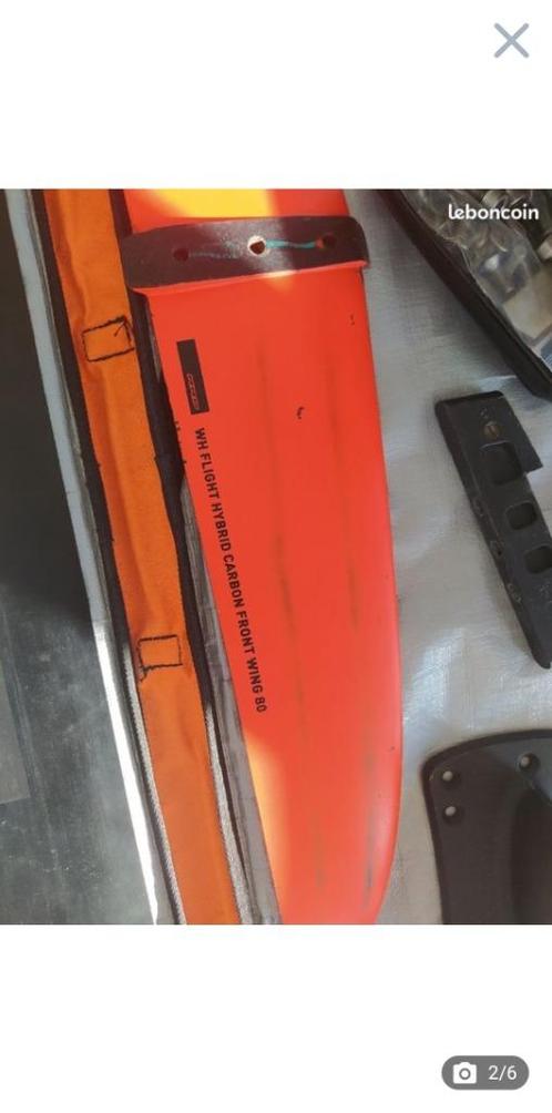 Complete set windfoil rood met aluminium, Watersport en Boten, Windsurfen, Gebruikt, Mast, Ophalen