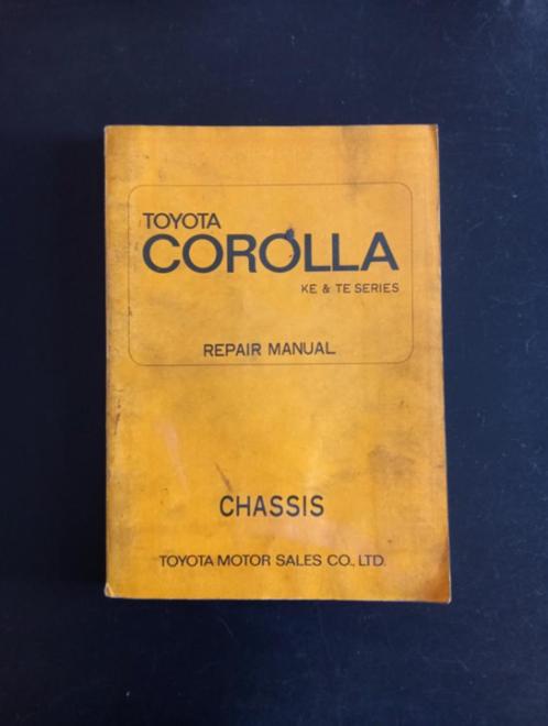 Manuel d'atelier sur le châssis de la Toyota Corolla (séries, Autos : Divers, Modes d'emploi & Notices d'utilisation, Enlèvement ou Envoi