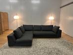 ZGAN Minotti Hoekbank 3-Delig Wol - Donkergrijs, Bankstel Bank Sofa Hoekbank Design bank, Hoekbank, Ophalen of Verzenden, Zo goed als nieuw