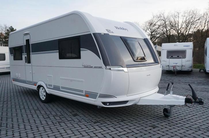 Nouveau Hobby pour 4 pers.avec siège rond, lit 2x1p, Caravanes & Camping, Caravanes, Entreprise, jusqu'à 4, Banquette en rond