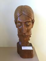 mooi beeld in hout van 35 cm hoog voor 15 euro, Antiek en Kunst, Kunst | Beelden en Houtsnijwerken, Ophalen of Verzenden
