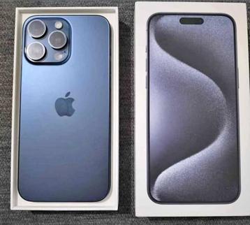 iPhone 15 pro boîte facture, Enlèvement, Comme neuf, Gris, IPhone 15