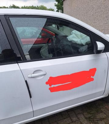 Deur Portier VW Up rechts voor 5 deurs bj 2021 kleur LC9A  beschikbaar voor biedingen