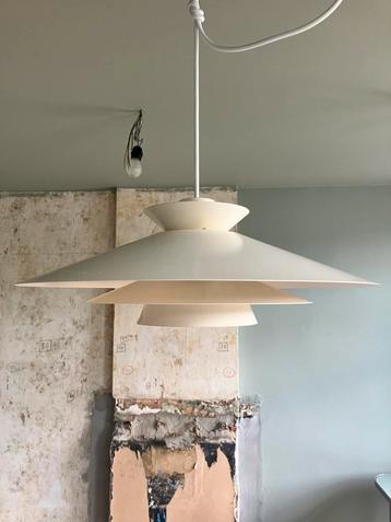 Lampe suspendue danoise vintage Horn Belysning, Moins de 50 cm, Scandinavisch Deens Midcentury Modern, Comme neuf, Enlèvement