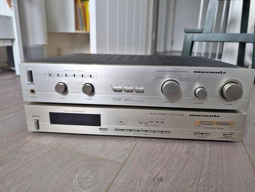 Marantz MP225 versterker + ST525 tuner - vintage 1982, Audio, Tv en Foto, Versterkers en Ontvangers, Gebruikt, Stereo, Minder dan 60 watt