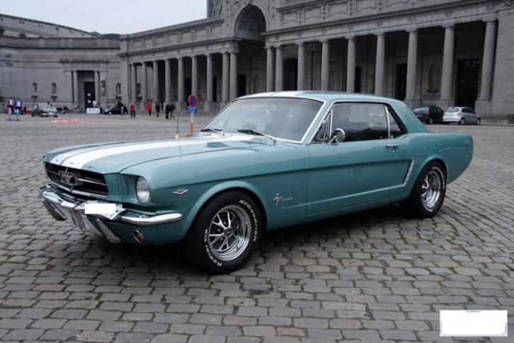 Ford Mustang 289 1965 Automaat. Prachtige staat., Auto's, Oldtimers, Particulier, Alarm, Centrale vergrendeling, Metaalkleur, Radio