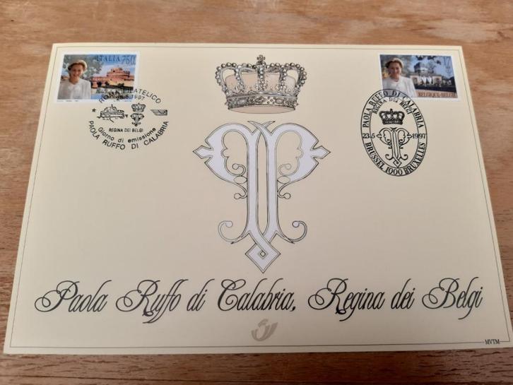 Herdenkingskaart Poala Ruffo di Calabria 97, Verzamelen, Koningshuis en Royalty, Nieuw, Postzegel(s) of Munt(en), Ophalen of Verzenden