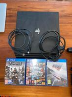 PlayStation 4 + 3 games (GTA V, AC, NFS) – zonder controller, Games en Spelcomputers, Spelcomputers | Sony PlayStation 4, Met games