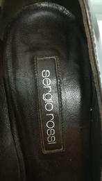 463A* Sergio ROSSI escarpins luxe bruns tout cuir (40), Sergio Rossi, Escarpins, Brun, Porté