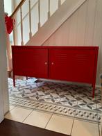 Rood metalen kastje, modern, Ophalen, Zo goed als nieuw, Moderne, urban, industrial