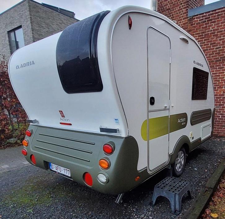 TE KOOP CARAVAN ADRIA ACTION 361LH, Caravans en Kamperen, Caravans, Particulier, Adria, Douche, Mover, Ophalen