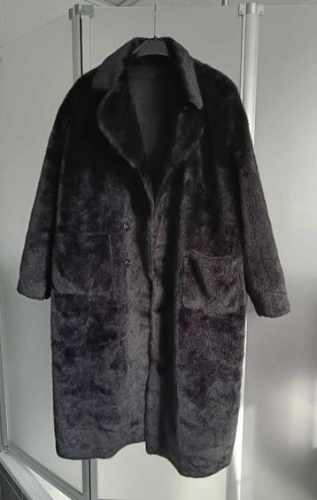 Jas - Faux fur - Zwart - BB Blue Studio - Small - €100