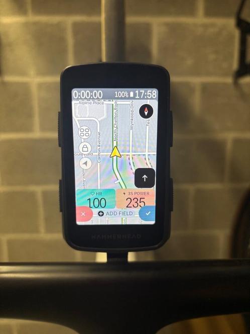 Hammerhead karoo 3, Fietsen en Brommers, Fietsaccessoires | Fietscomputers, Zo goed als nieuw, Cadanssensor, Draadloos, GPS, Hartslagsensor