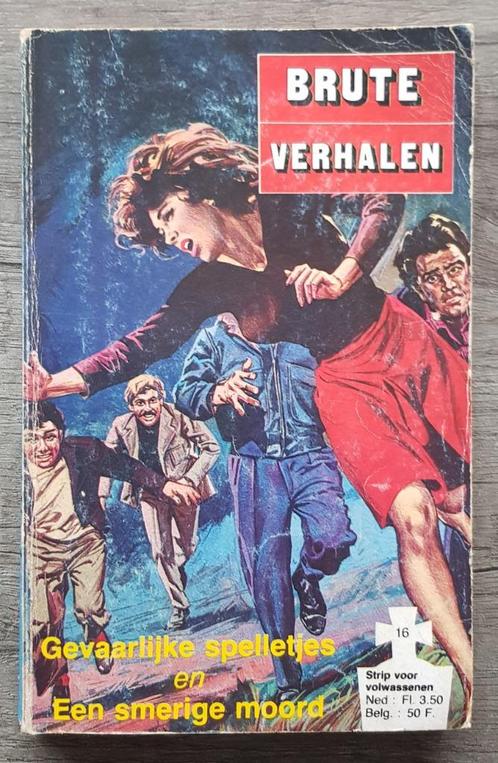 Brute verhalen 16: Gevaarlijke spelletjes + Een smerige moor, Boeken, Stripverhalen, Gelezen, Eén stripboek, Verzenden