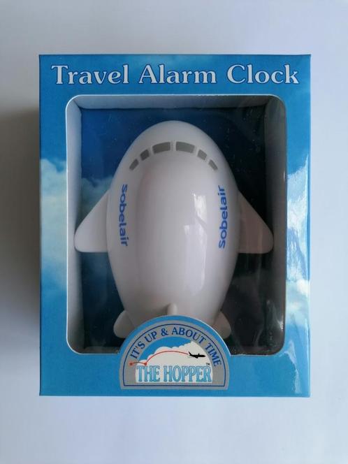 Sobelair Watch Travel Alarm Horloge Reisklokje vliegtuig, Verzamelen, Sabenasouvenirs, Nieuw, Ophalen of Verzenden