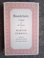 Baudelaire. A study of his poetry - Martin Turnell, Gelezen, Ophalen of Verzenden, Martin Turnell, Eén auteur