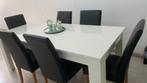 Eettafel + dressoir + tv-kast, Huis en Inrichting, Ophalen, Gebruikt, 4 tot 6 stoelen