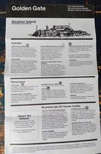 Alcatraz Island info brochure 1993 California, Ophalen of Verzenden, Gelezen, Brochure