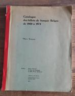 Catalogue des billets de banque belges - Francois Morin, Enlèvement ou Envoi, Livre ou Ouvrage de référence