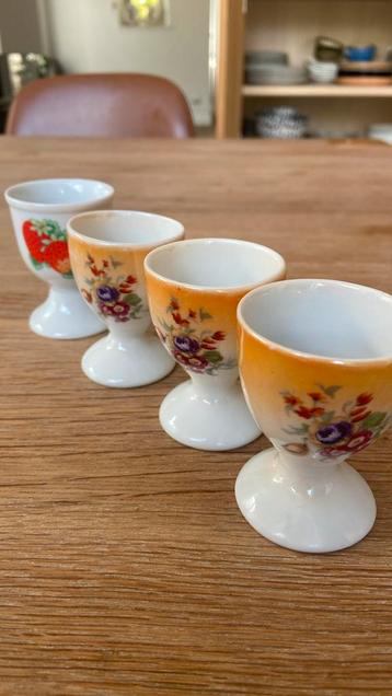 Vintage eierdopjes, Enlèvement, Utilisé