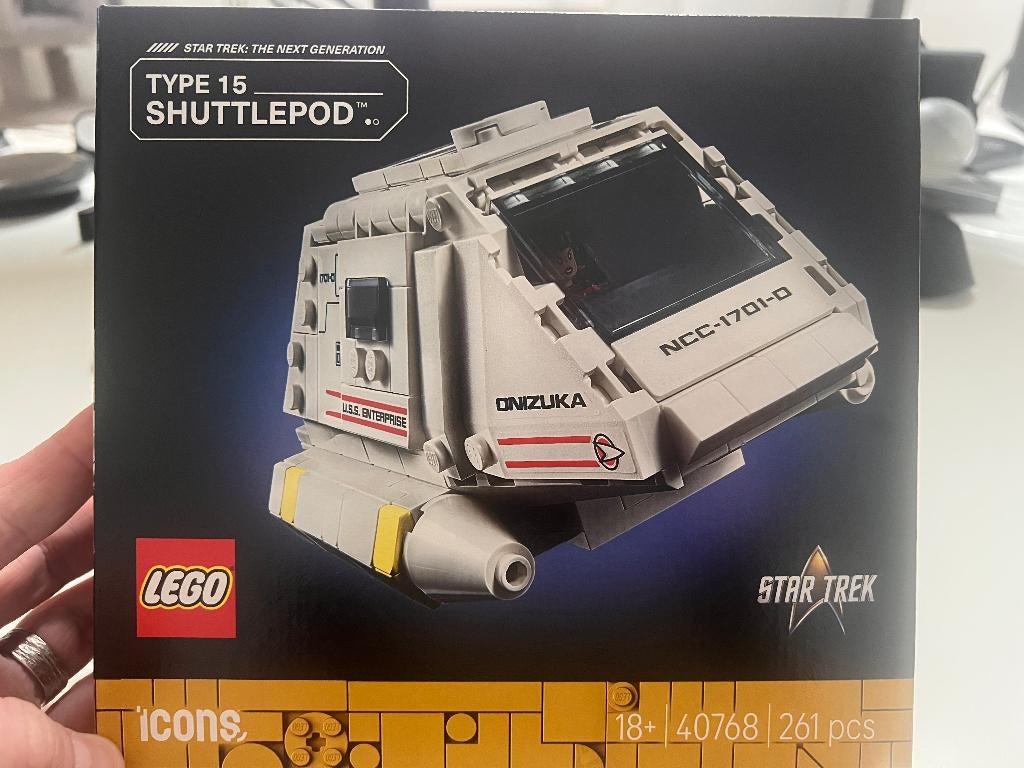 Lego Icons Star Trek Type-15 Shuttle Pod - 40768, Ophalen of Verzenden, Nieuw, Complete set, Lego