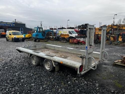 Remorque plateau transport machine Hapert Indigo 4m/1.85m, Auto diversen, Aanhangers en Bagagewagens, Zo goed als nieuw, Ophalen