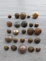 Lot 25 belgische knopen wo1 1914-18, Verzamelen, Militaria | Algemeen, Ophalen of Verzenden