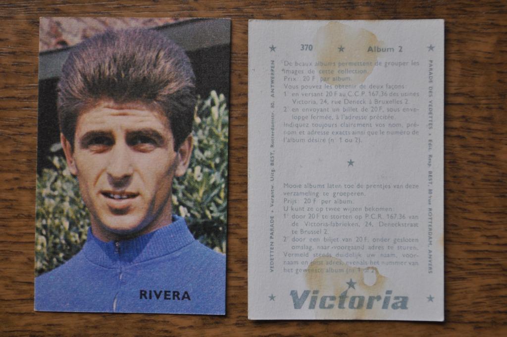 VICTORIA PRENTJE VOETBALLER RIVERA, Ophalen of Verzenden, Gebruikt